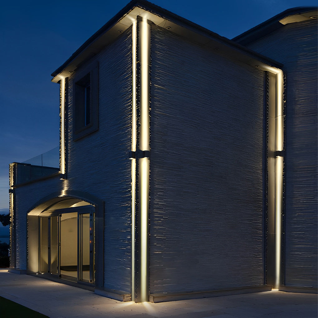 LED Outdoor Wall Washer with Up and Down Illumination, Die-Cast Aluminum, IP65 Waterproof