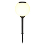 Lumina Solar Path Light Globe in Die-Cast Aluminum