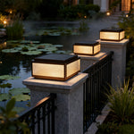 Modern Outdoor Pillar Lights for Patio & Gate Columns – Waterproof LED