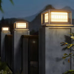 Modern Outdoor Pillar Lights Waterproof LED Column Lamp for Courtyard