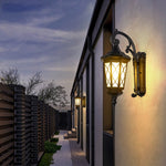 Outdoor Retro Waterproof Wall Lamp Decorative Lighting For Villa Courtyard Balcony