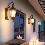 Outdoor Retro Waterproof Wall Lamp Decorative Lighting For Villa Courtyard Balcony
