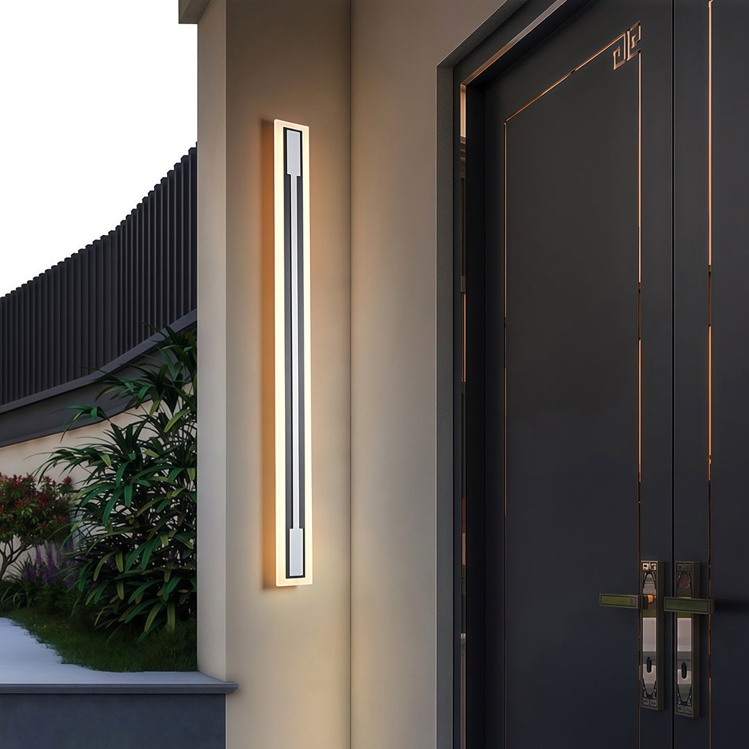 Modern Outdoor Linear Wall Sconce Waterproof LED Architectural Lighting