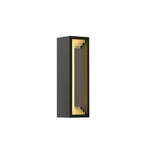 Modern Outdoor Wall Sconce in Stainless Steel with Warm LED Light