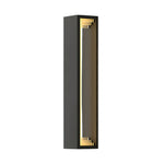 Modern Outdoor Wall Sconce in Stainless Steel with Warm LED Light