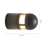 Aria Outdoor Wall Sconce — Waterproof LED Architectural Light in Bluish Gray