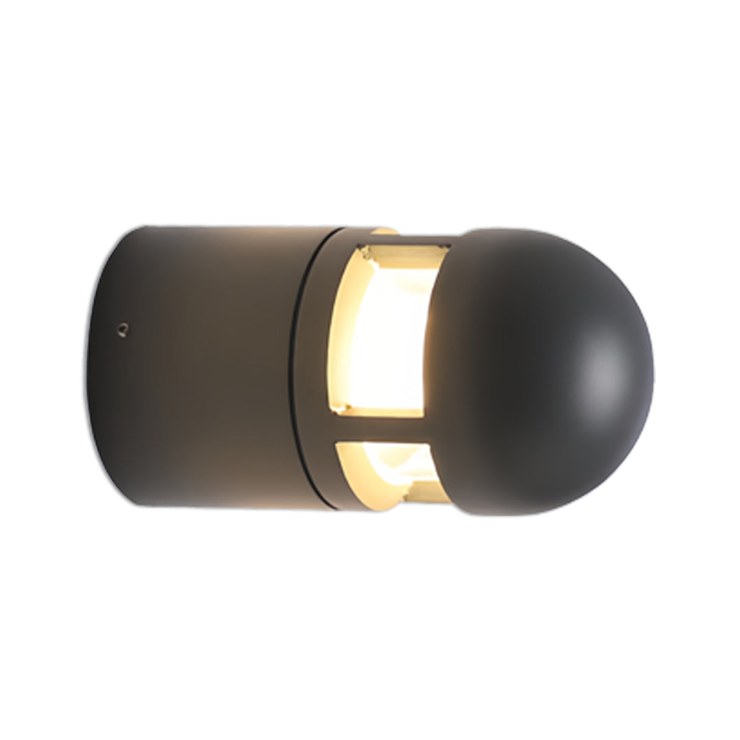 Aria Outdoor Wall Sconce — Waterproof LED Architectural Light in Bluish Gray