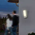 Modern Outdoor Wall Sconce with Motion Sensor, IP65 Waterproof Aluminum LED Light