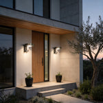 Modern Solar Wall Light with Motion Sensor for Outdoor Spaces