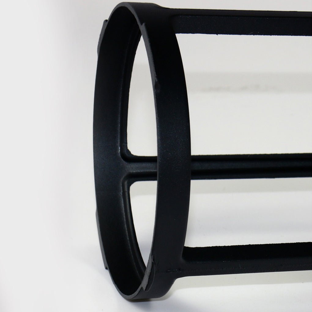 Solar LED Post Light in Black Aluminum for Pathways and Gardens