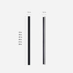 Linear LED Outdoor Wall Light in Black – Modern Architectural Strip Lighting