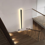 Linear LED Outdoor Wall Light in Black – Modern Architectural Strip Lighting