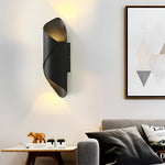 Modern Outdoor Wall Sconce with Up and Down LED Illumination