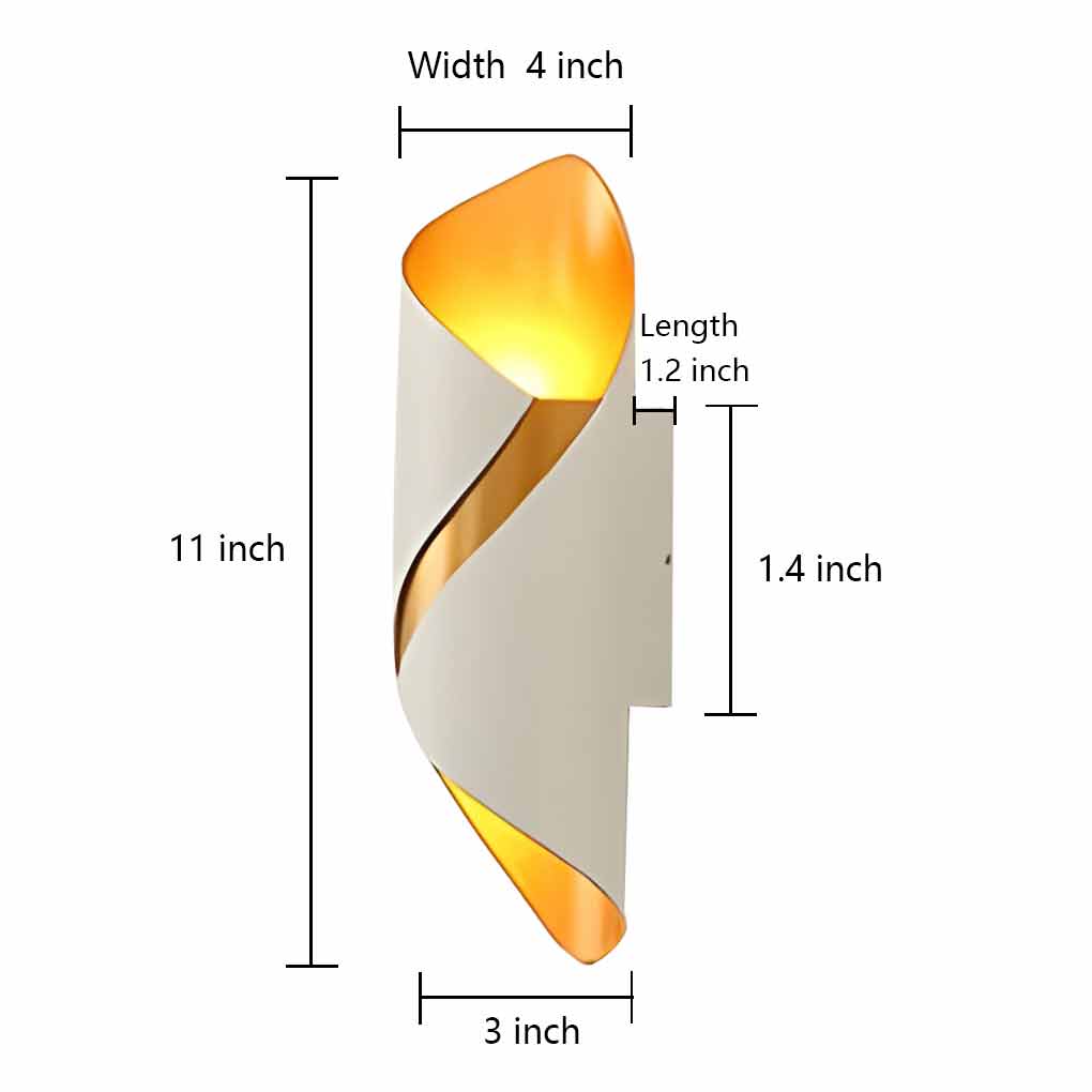Modern Outdoor Wall Sconce with Up and Down LED Illumination