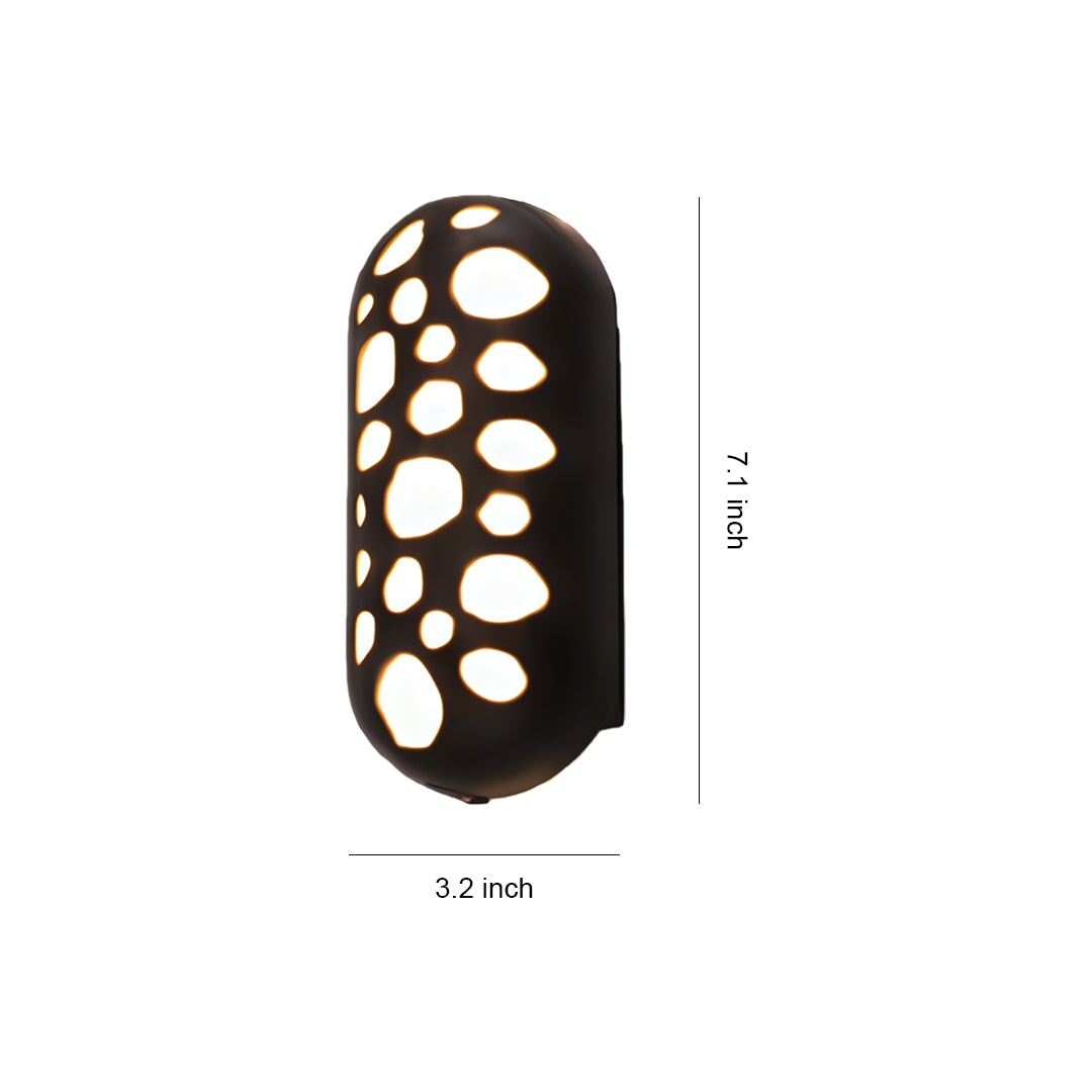 Nordic Minimalist Outdoor Up Down Wall Sconce with Dual LED Lighting