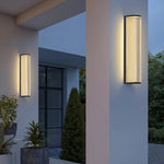 Modern Outdoor Wall Sconce – Minimalist Vertical LED Garden Light