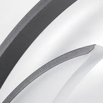 Lunar Halo Outdoor Wall Sconce in Gray Stainless Steel