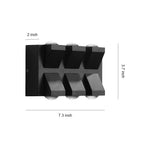 Outdoor Up & Down Wall Sconce in Matte Black, 8-Head LED