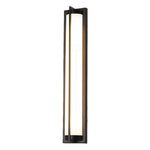Modern Minimalist Outdoor Wall Sconce in Black Stainless Steel
