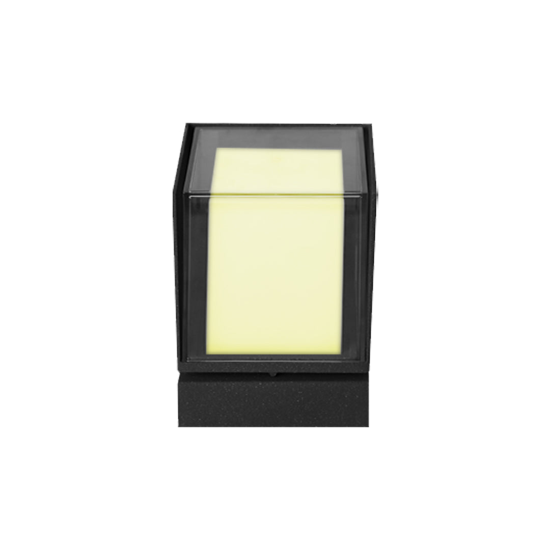 Modern Outdoor Wall Up Light | Architectural LED Sconce in Black
