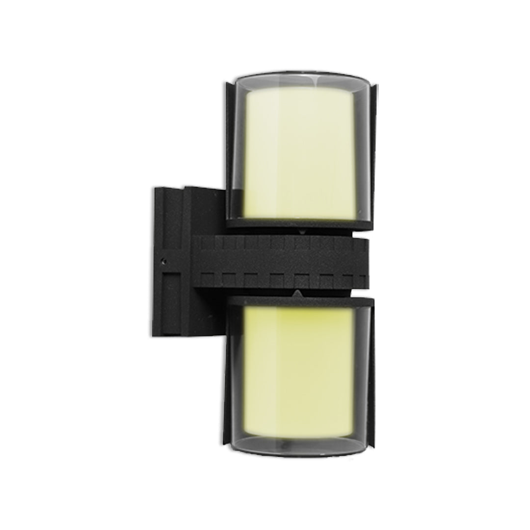 Modern Outdoor Wall Up Light | Architectural LED Sconce in Black