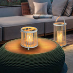 Outdoor Waterproof Garden Light Rechargeable Portable Cage Landscape Lighting With Us Plug
