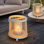 Outdoor Waterproof Garden Light Rechargeable Portable Cage Landscape Lighting With Us Plug