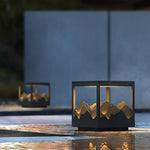 Outdoor Waterproof Led Courtyard Atmosphere Lamp Three Dimensional Landscape Design Courtyard Lamp