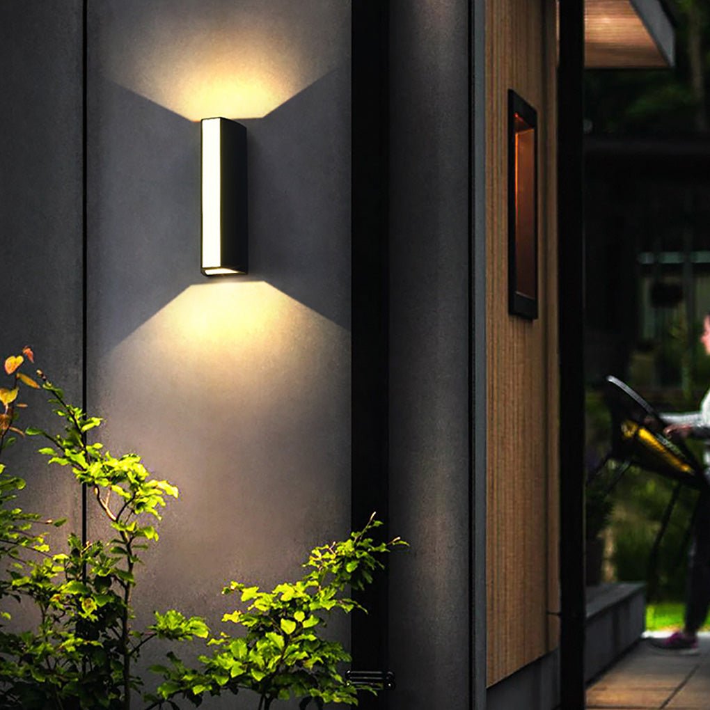Outdoor Waterproof Led Exterior Wall Lights For Courtyard Garden Fence Decorative