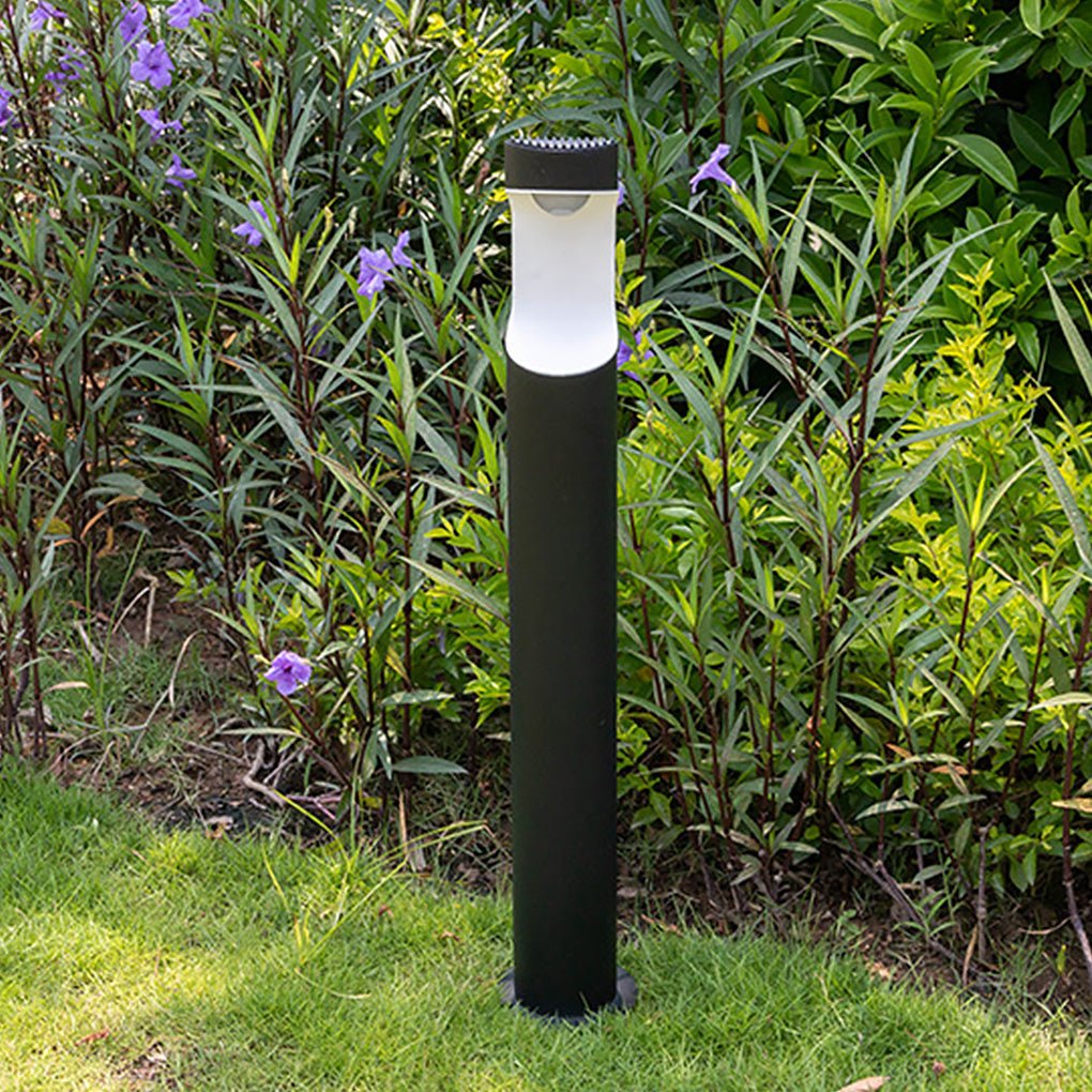 Lunar Cutout Aluminum LED Post Light for Modern Outdoor Spaces