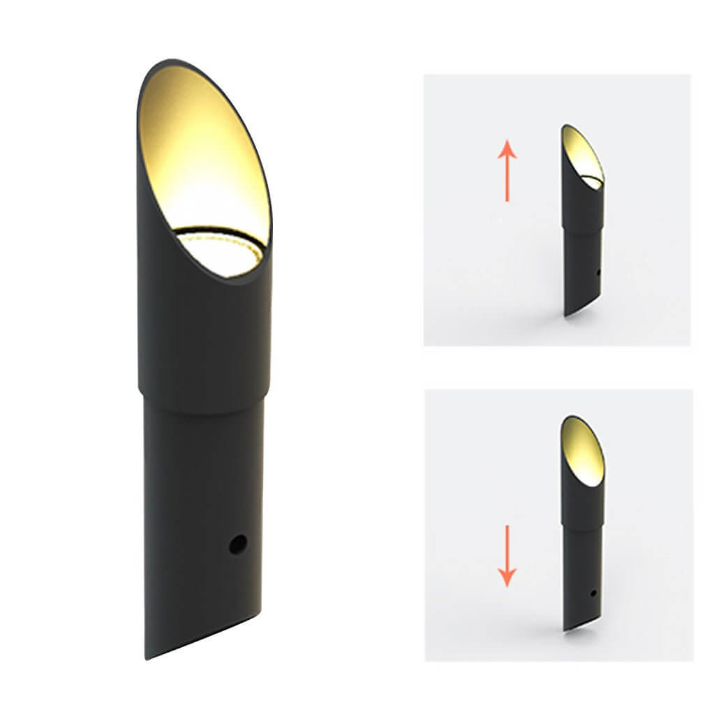 Outdoor Waterproof LED Landscape Spotlight with Adjustable Height for Garden and Courtyard