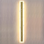 Outdoor Waterproof Rust Proof Minimalist Strip Led Wall Sconces Garden Light