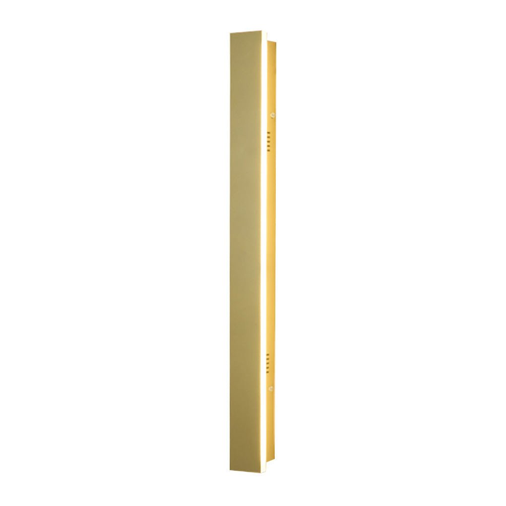Linear Gold Outdoor Wall Light – Modern Minimalist LED Sconce