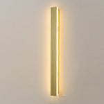 Outdoor Waterproof Rust Proof Minimalist Strip Led Wall Sconces Garden Light