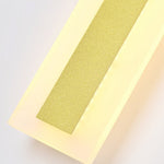 Linear Gold Outdoor Wall Light – Modern Minimalist LED Sconce