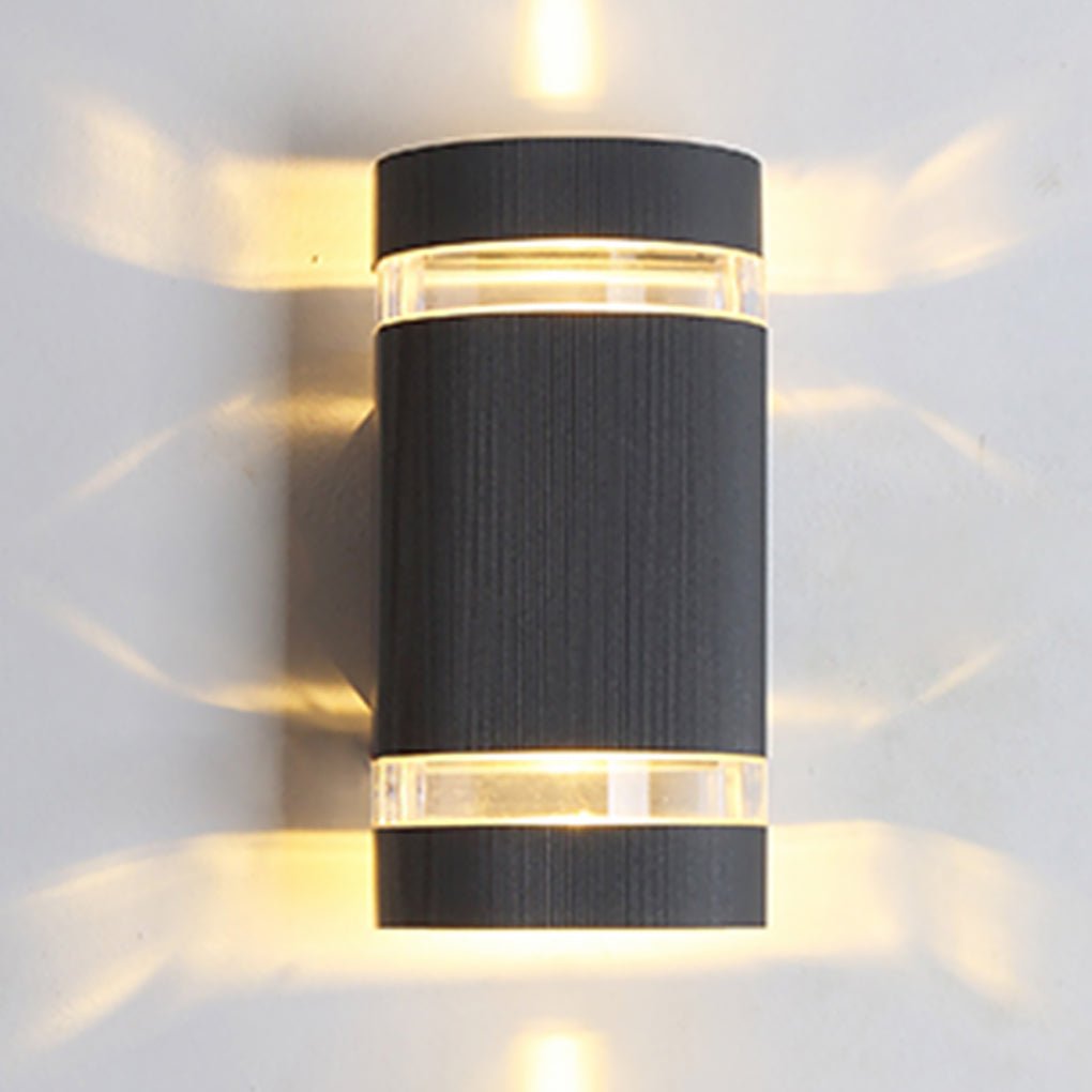 Outdoor Waterproof Single Or Double Ended Light Emitting Wall Lamp For Villa Balcony Courtyard