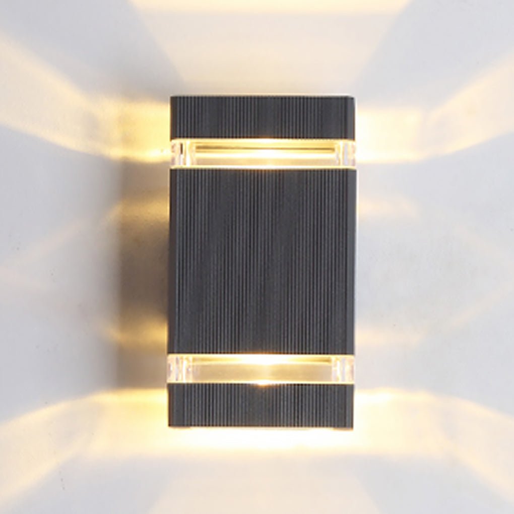 Outdoor Waterproof Single Or Double Ended Light Emitting Wall Lamp For Villa Balcony Courtyard