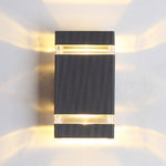 Outdoor Waterproof Single Or Double Ended Light Emitting Wall Lamp For Villa Balcony Courtyard
