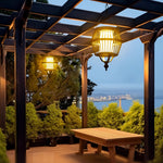 Japanese Lantern Pendant Light – Waterproof Outdoor Ceiling Lamp