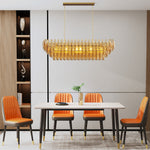 Modern Glass Pendant Chandelier 8-Light 10-Light American Luxury Ceiling Light