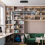 Oval LED Pendant Light in Aluminum for Modern Interiors