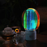 Aurora Prism LED Table Lamp – Modern Aluminum & Acrylic Accent Light
