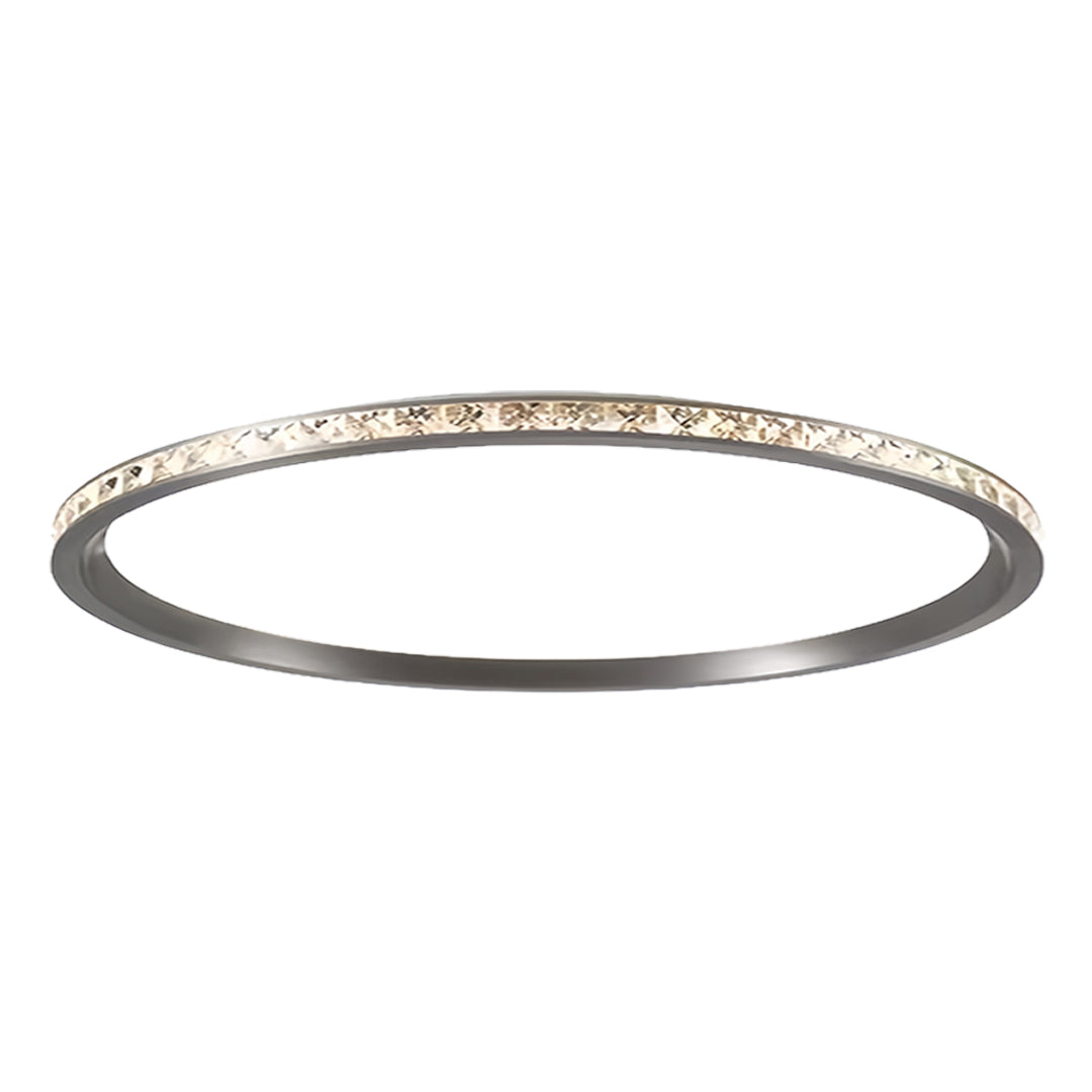 Lumina Round Flush Mount LED Ceiling Light in Minimalist Aluminum