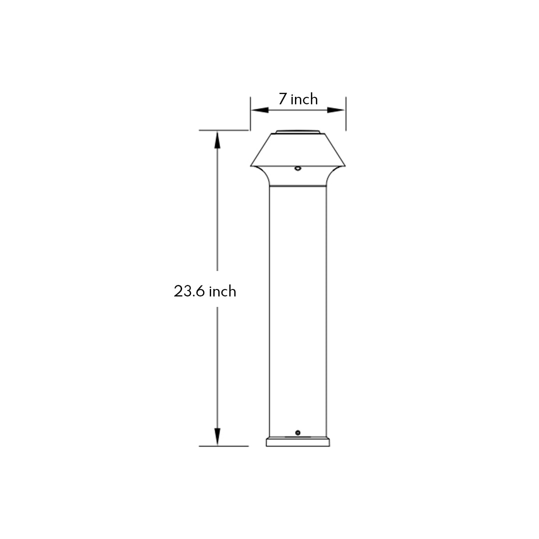 Modern Minimalist Bollard Lights for Pathways & Gardens