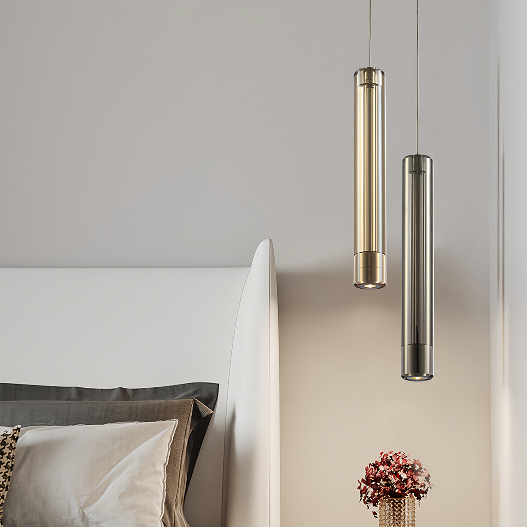 Crystal Pendant Light Modern Minimalist Single Head Hanging Lamp