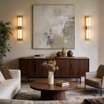 Modern Gold Outdoor Wall Light – Waterproof Linear LED Sconce