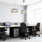 Acoustic Felt Pendant Light with Adjustable Chain – Modern Nordic Drum Shade