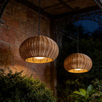 Artisan Rattan Pendant Light – Waterproof Outdoor Hanging Lantern