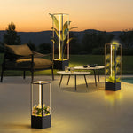 Modena Square Outdoor Floor Lamp with Integrated Planter, IP65 Waterproof LED