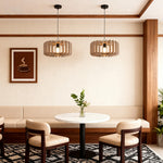 Acoustic Felt Pendant Light with Adjustable Chain – Modern Nordic Drum Shade